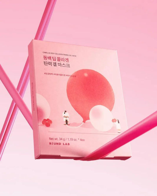 Mascarilla De Gel Nocturna Round Lab Reafirmante Con Camelia